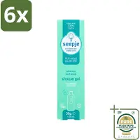Seepje - Douchegel - Duurzaam & Handig - Eikenmos en Neroli - Navulling - 38 gr - Voordeelverpakking - 6 stuks - Biologische douchegel - Eikenmos douchegel