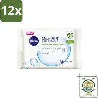Nivea - Reinigingsdoekjes - 3-in-1 Micellaire Doekjes - Verwijdert Waterbestendige Make-up - 25 Doekjes - Voordeelverpakking - 12 stuks - Make-up remover - Gezichtsreiniger