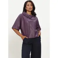 Caroline Biss Dames Blouses 4609 - Paars - Maat 44