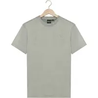 Rellix oversized T-shirt met borduursels - grijsgroen Jongens Katoen Ronde hals - maat 176