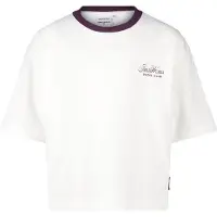 America Today T-shirt met backprint - wit Meisjes Katoen Ronde hals Backprint - maat 170/176