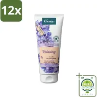 Kneipp - Douche scrub - Relaxing - Lavendel - Bloemige geur - 200 ml - Voordeelverpakking - 12 stuks - Douche scrub - Lavendel