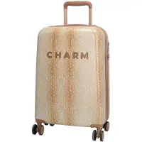 Charm London Capetown Koffer 20 Inch - Handbagage - Hardcase - S - Reizen - Travel - Dames - Hert