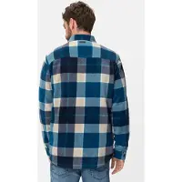 Camel active Overshirt met zakken - Maat menswear-M - Waterblauw