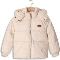 Nono Meisjes Jassen Beau Oversized Winterjacket - Ecru - Maat 122/128