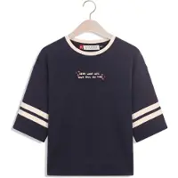LOOXS Little Meisjes Tops & T-shirts 2631-7404 - Donkerblauw - Maat 104