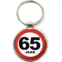 Miko - Sleutelhanger - 65 Jaar - Rond