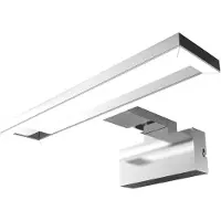 Osram LED-badkamerspiegelverlichting Orbis Saturn, chroom, 4000 K, koelwit, 500 lm, 9 W, Acrylnitril-butadieen-styreen (ABS)