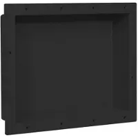 vidaXL Douchenis 41x51x10 cm matzwart