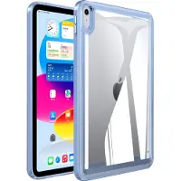 Mobigear Tablethoes geschikt voor Apple iPad Mini 6 (2021) Hardcase Backcover | Crystal | iPad Mini 6 (2021) Case | Back Cover - Transparant / Blauw