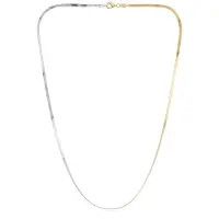 Cavill - Zilveren halsketting - 925 sterlingzilver gerhodineerd - 45,7 cm - fijne dames ketting - modern en elegant ontwerp