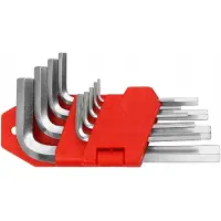 Mar-pol M66433 - Inbussleutelset - 1.5-10mm - 9 stuks - Chroom-Vanadiumstaal