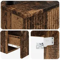 vidaXL Badkameraccessoireset, 3 stuks, gerecycled hout, houtvezel