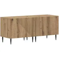 vidaXL Tv-meubel Artisanaal eiken Bewerkt hout