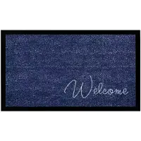 EDO Hanse Home Design Deurmat "Welcome Blauw" 45x75cm