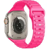 123Watches bandje Raveo - siliconen - roze - 38 · 40 · 41 & 42 mm - Geschikt voor Apple Watch series 1/2/3/4/5/6/7/8/9/10/11/12/SE/SE2/SE3