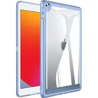 Mobigear Tablethoes geschikt voor Apple iPad 7 (2019) Hardcase Backcover | Crystal | iPad 7 (2019) Case | Back Cover - Transparant / Blauw