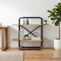 vidaXL Boekenplank 2-laags 60 x 35 x 70 cm PB Sonoma Eiken