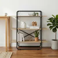 vidaXL Boekenplank 3-laags 100 x 35 x 105 cm PB Sonoma Eiken