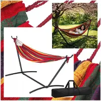 PillowPrim Standaard Tuinhamak met Frame - Comfortabel ontspannen in de tuin
