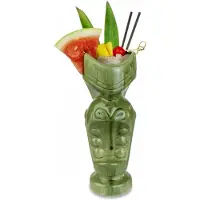 NB Merkloze Tiki Mok 'God van Maui' Keramiek 600ml