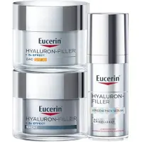 Eucerin Hyaluron-filler Dagcrème + Nachtcrème + Epigenetisch Serum Pakket