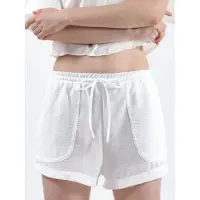 Busem Gestructureerde Cropped Shirt met Knopsluiting
