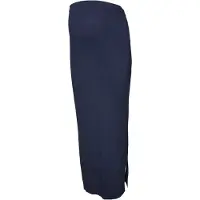 Mamalicious Geribde buisrok voor dames (Navy Blazer)
