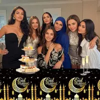 Karma Stijlvol Feesttafelkleed voor Ramadan en Eid - Waterdicht en Makkelijk Schoon te Maken