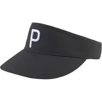 Puma Golfpet met geborduurd logo (Zwart/Wit)
