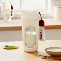 KWG Elektrisch Zelf Roerende Mok 450ml - Wit, Draagbaar
