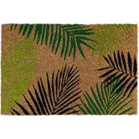 Ivol Kokosmat 50x80 cm - Leaf met bladmotief