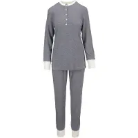 Ringella Katoenen dames pyjama nachtblauw - Blauw - Maat - 44