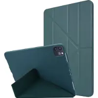 Mobigear Tablethoes geschikt voor Apple iPad Air 13 Inch (2024) Hoes | Origami Bookcase - Groen