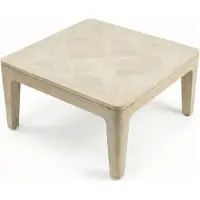 Wohnling Salontafel mangohout white wash 60 cm