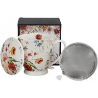 Duo Rebecca Porseleinen Theemok met Infuser & Deksel - 480ml
