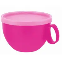 Epewex Jumbo XXL Mok met Deksel - 550ml - Mix kleuren