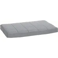 Flamingo - Hondenkussen Varga - Verkoelend en ergonomisch hondenkussen met memory foam voor bench – Grijs – 70,5 × 41,5 × 5 cm