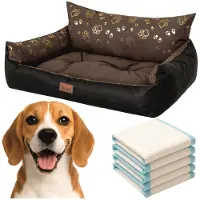 Doggy Hondenmand XL 82x63cm Bruin - Waterdicht & Makkelijk Schoon te Maken