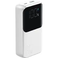 JOYROOM Mini Powerbank met ingebouwde kabels, 30W, 10000mAh, wit