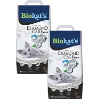 Biokat's 2x Kattenbakvulling Diamond Care Classic 8 liter