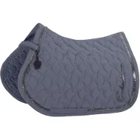 Eskadron Zadeldek Pro Soft Glitter Platinum 26/27 Full Slate Blue