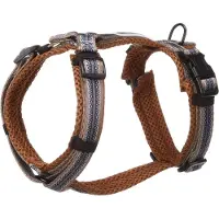 Flamingo Hond Harnas Y-vorm Ubud Zwart XS 28-52cm 32-50cm 15mm