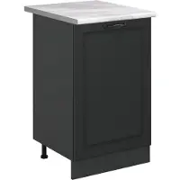 Vicco Keukenonderkast R-Line Antraciet landelijk/Antraciet 50 cm marmer werkblad, Model 70234