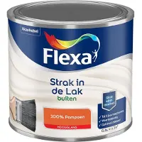 Flexa - Strak In De Lak Buitenlak Hoogglans - 100% Pompoen - Mengverf - 500 Ml