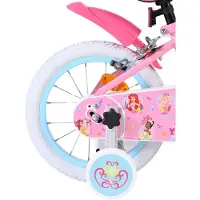 Volare Magic Royals Kinderfiets - Meisjes - 14 inch - Roze - Twee handremmen