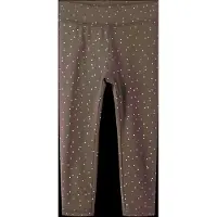 Name it MINI sportlegging - donkerbruin Sportbroek Meisjes Polyamide Stip - maat 98