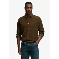 Superdry Overhemd 'CLASSIC' donkerbruin