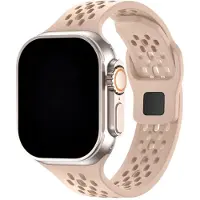 123Watches Sprint bandje - siliconen - roze - 38 · 40 · 41 & 42 mm - Geschikt voor Apple Watch series 1/2/3/4/5/6/7/8/9/10/11/12/SE/SE2/SE3