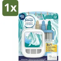 Ambi Pur 1 x - 3Volution - Starterkit - Fresh Linnen - 20 ml - Geurwisseltechnologie - Automatische Geurwisseling - Frisse Linnengeur - Luchtverfrisser - Geurverspreiding